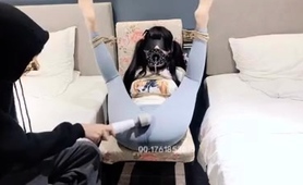 Restrained Japanese Slut Gets Her Pussy Vibrated To Climax