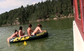 Naughty Amateur Teens Having Fun Naked In The Outdoors