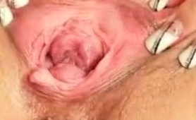 Luscious Granny In Stockings Indulges In Her Own Pleasure