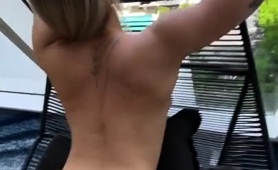 Sexy Blonde Enjoys A Good Doggystyle Fucking By The Window