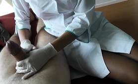 Pantyhosed Nurse Stuffing Her Needy Pussy With Cock In Pov
