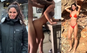 Beautiful Brunette Model Can't Get Enough Hardcore Sex