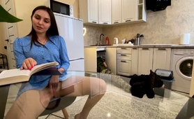 Lonely housewife dreams of hard cock in her starving pussy