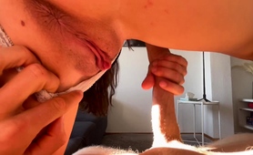 Promiscuous Teen Impales Hungry Pussy On Stepbro's Meat Pole